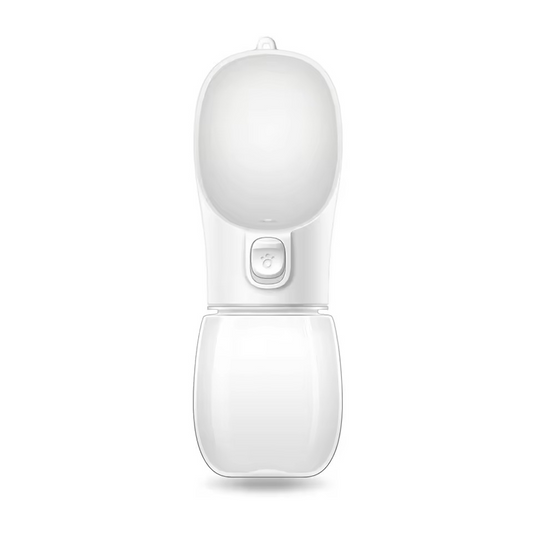 300ml Portable Dog Water Bottle & Dispenser with Bowl (10oz) - Pet Travel